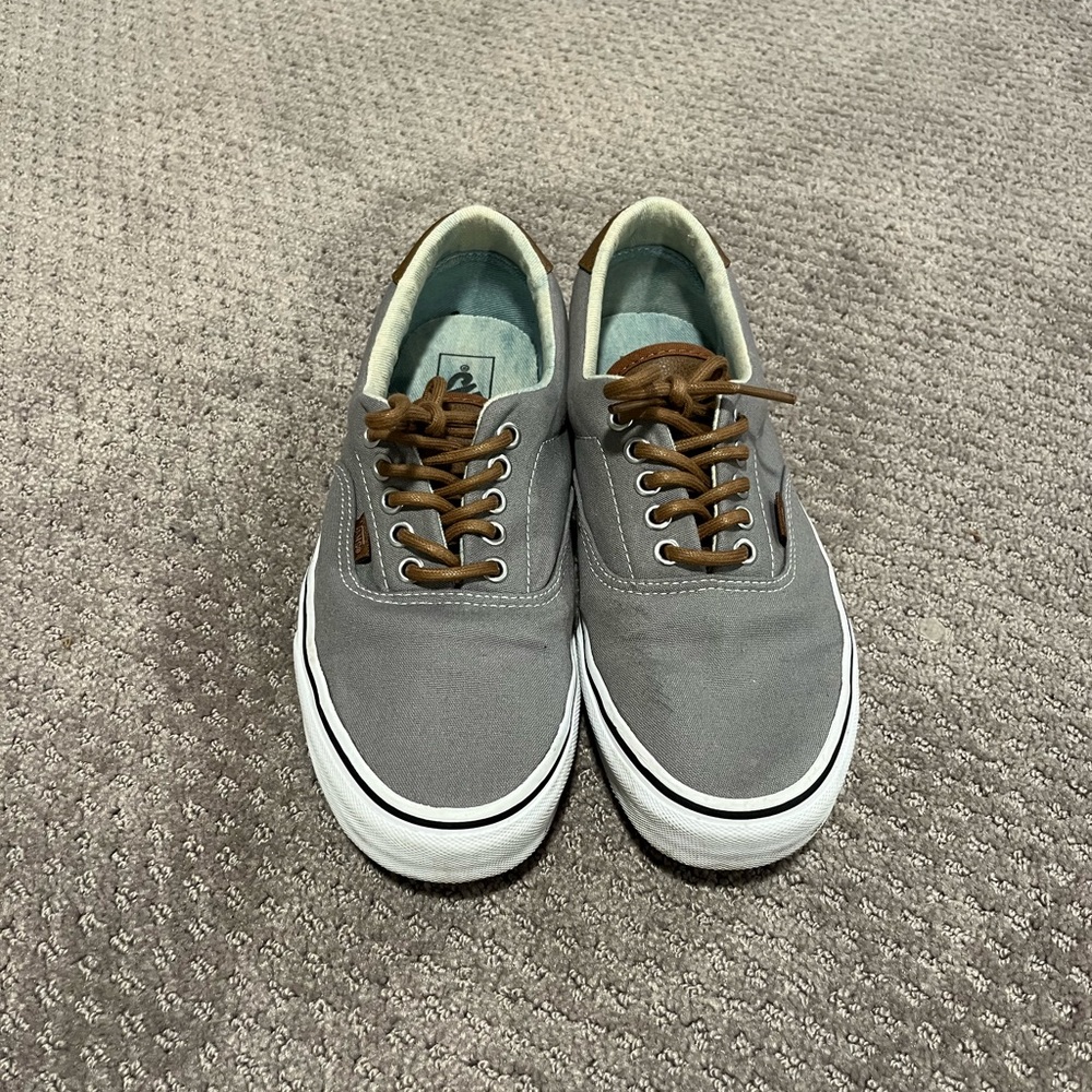 Vans ERA 59 frost gray acid denim lace up tie shoes